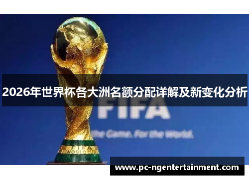 2026年世界杯各大洲名额分配详解及新变化分析